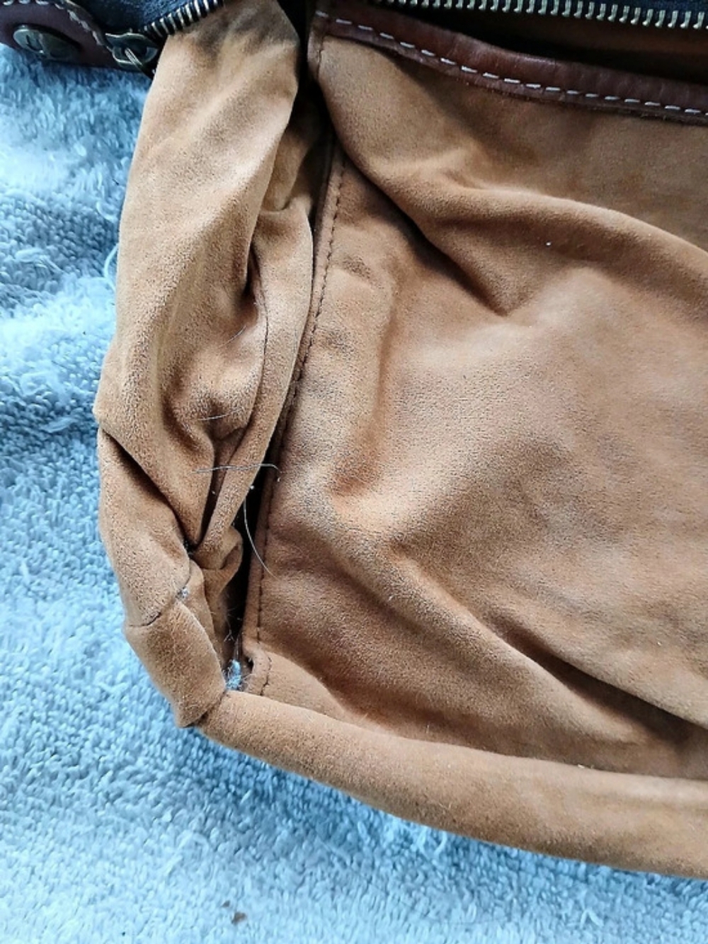 Patricia Nash Studded Brown Leather Hobo - Picture 16 of 16